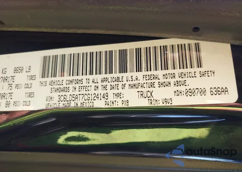 2012 Ram 2500 St из США, поврежденный, VIN 3C6LD5AT7CG124149